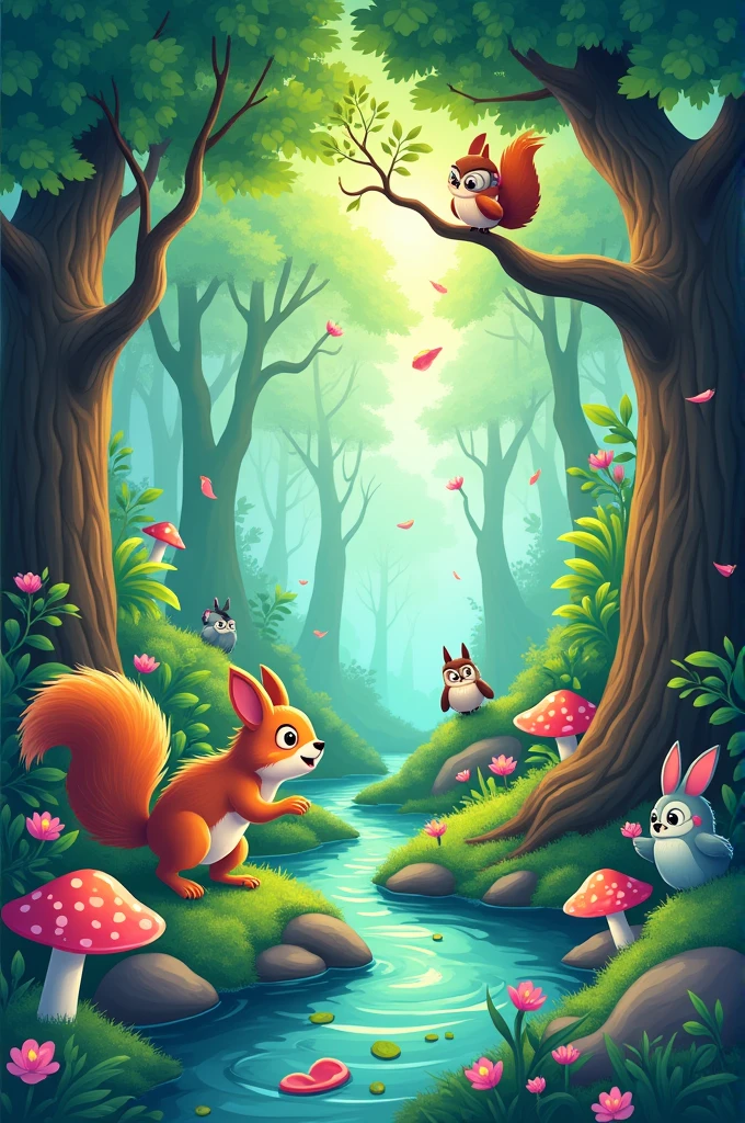 Cartoon Forest