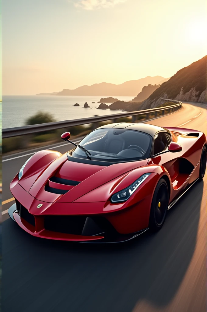 A red car