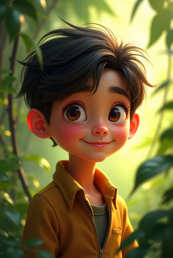 Generate a Profile picture with a boy named afzal code