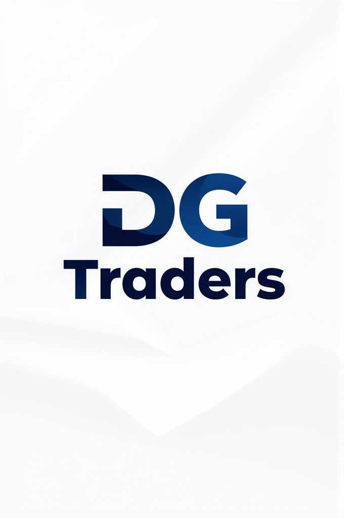 Design a logo for facebook business account with DG Traders writing on it
