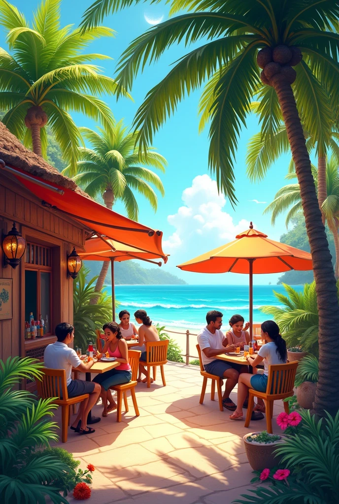 Cafe tropica outside