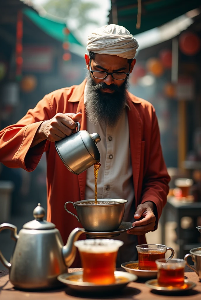 The India man make teh tarik