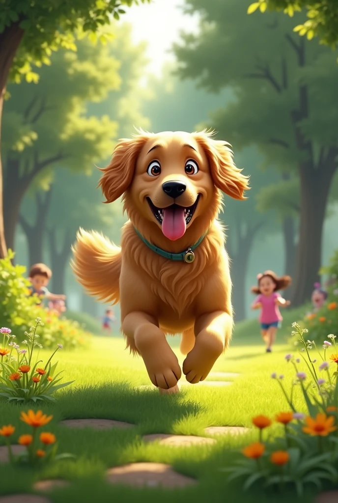 Dog in park