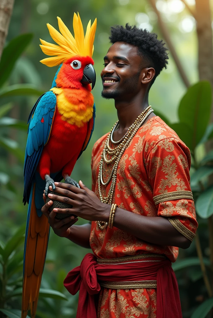 Quite coctailbird with Srilankan handsome Boy
