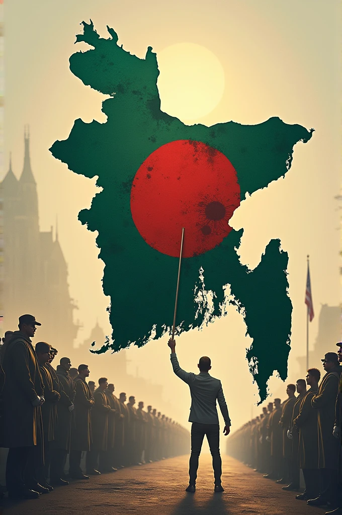 Bangladesh map itself is protesting against indian map