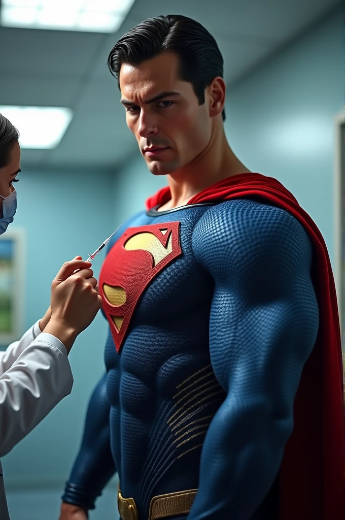 Superman got vaccinated