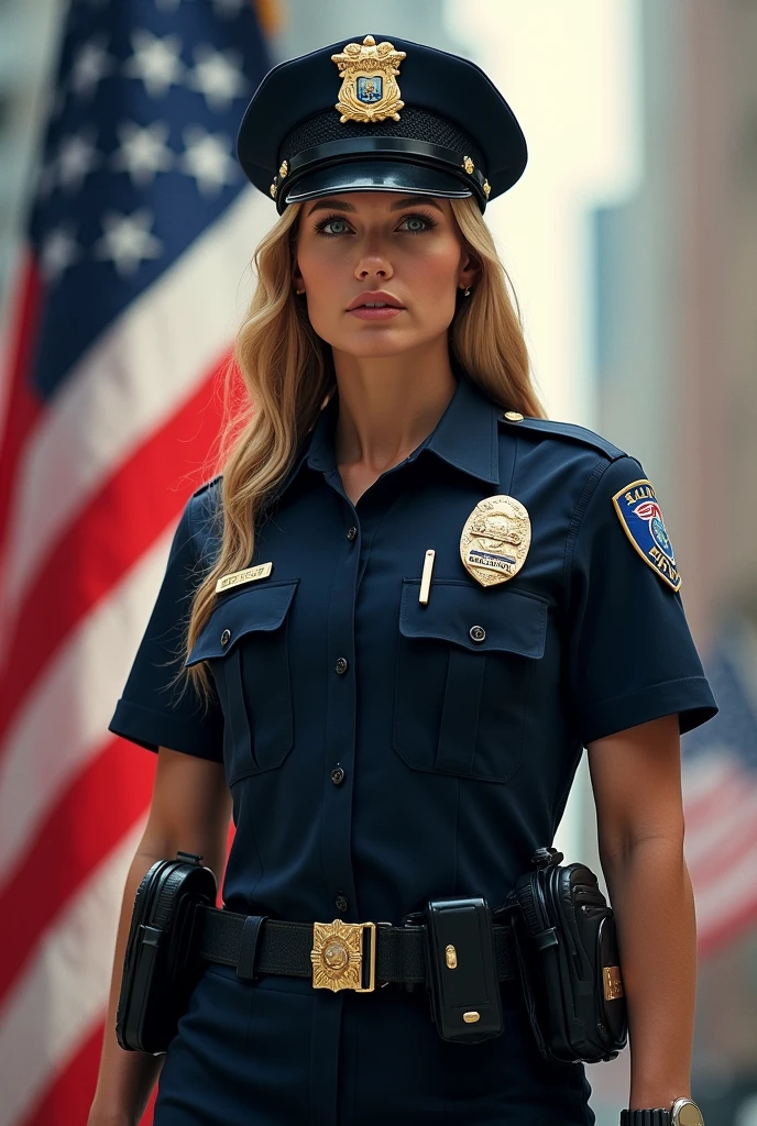 America Police Officer woman