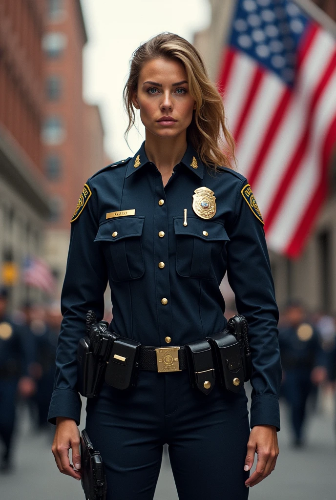 America Police Officer woman
