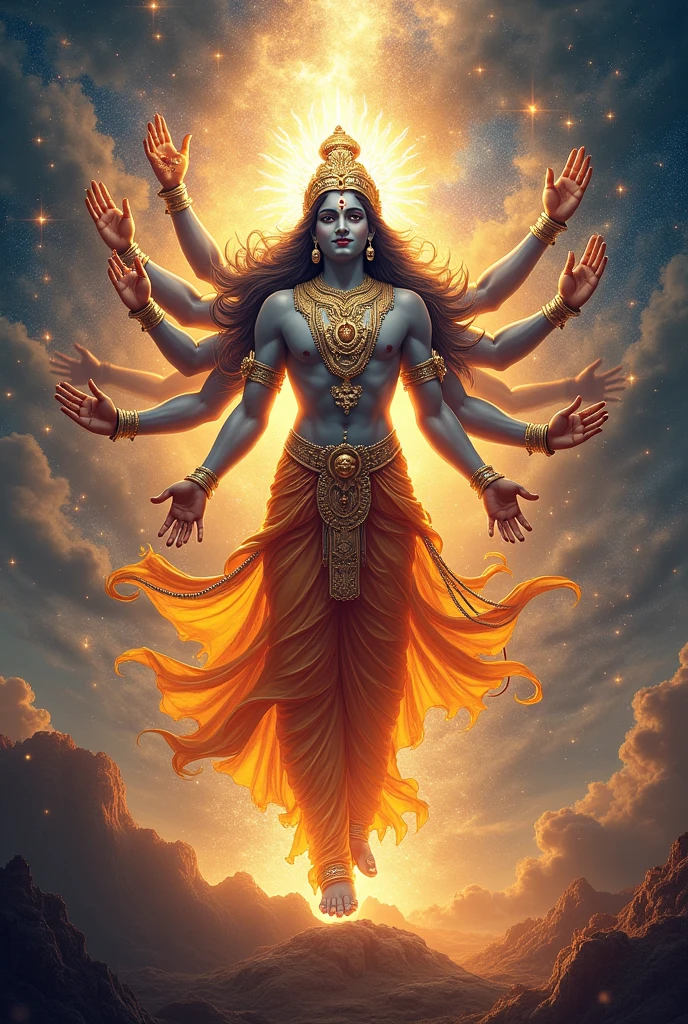 Lord krishna virat roop