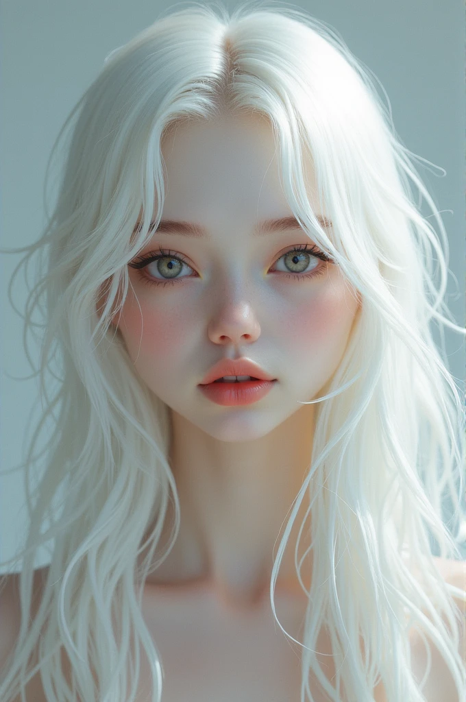 White hair girl
