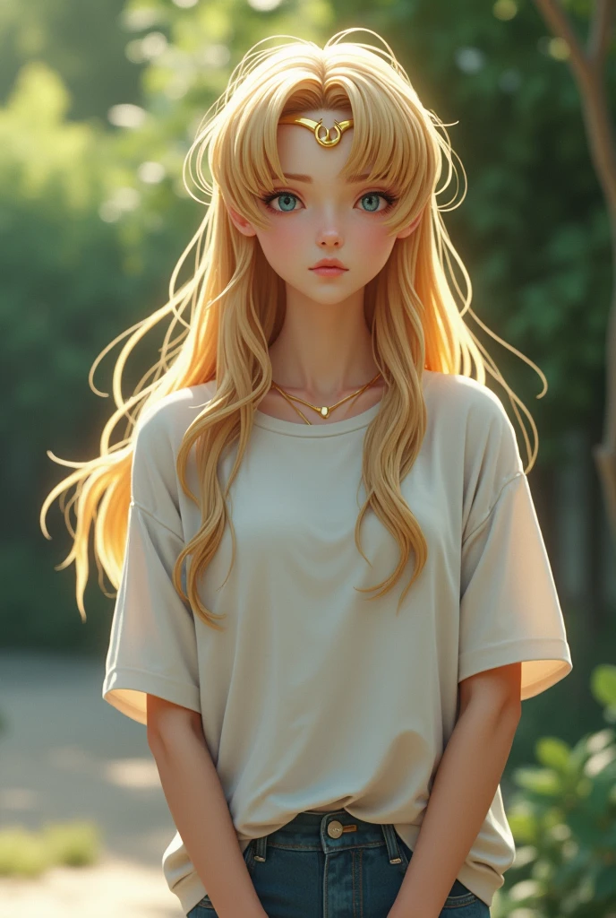Sailor Moon,Sailor Moon wearing an OL shirt,Real People,Reality
