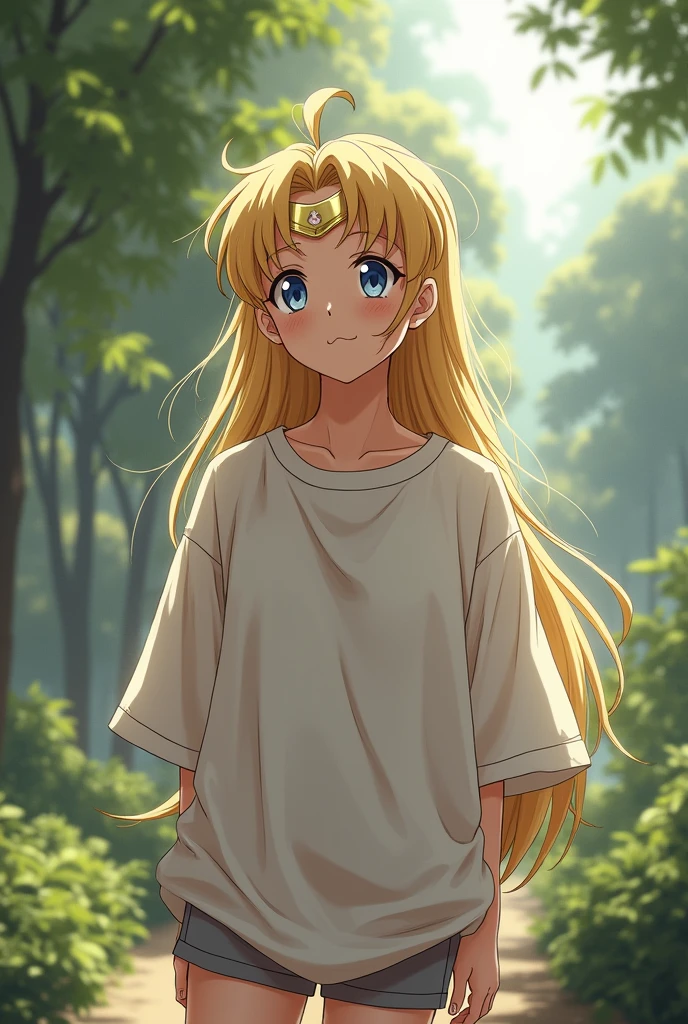 Sailor Moon，Sailor Moon wearing an OL shirt，Real People，Reality