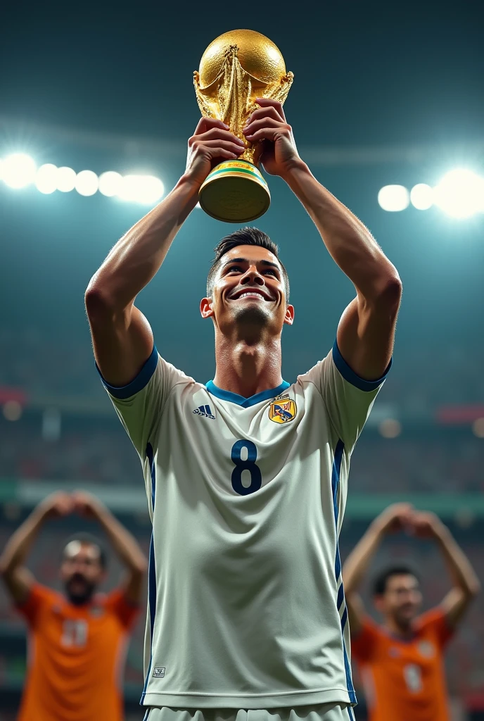 Ronaldo with world cup 