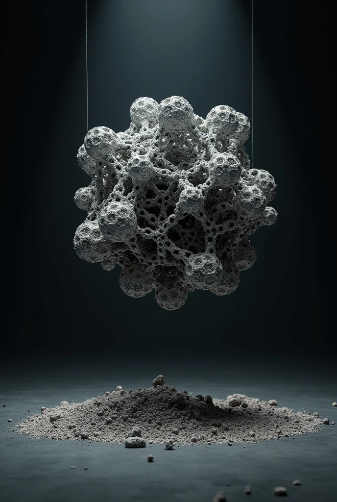 DUCTILE MATERIALS IN IRON OR STEEL FOAM

