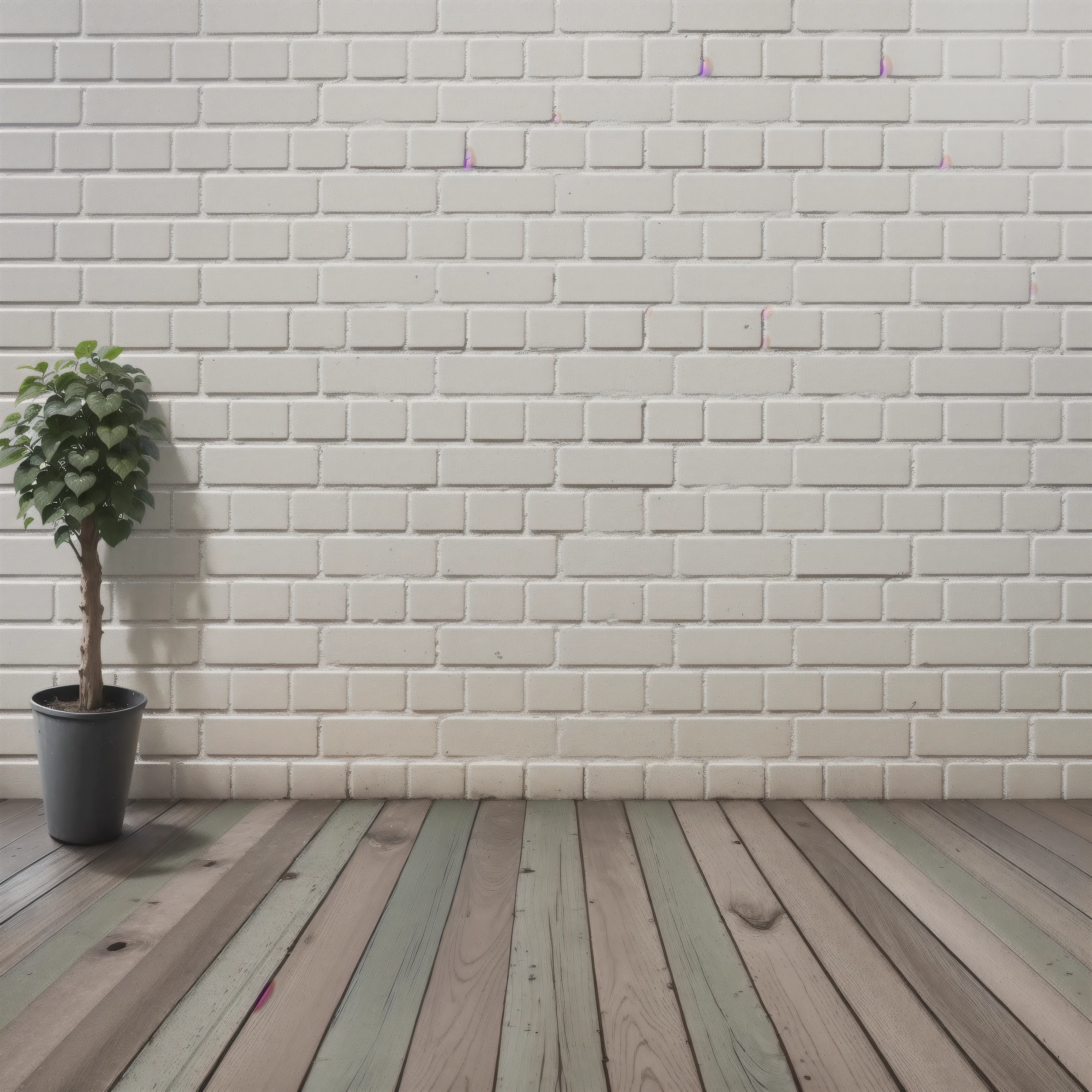 there is a plant in a pot on a wooden floor, interior background, cement brick wall background, living room wall background, white background wall, brick wall background, interior design background, interior white wall, brick, basic background, background image, isolated background, concrete brick background, white wall background, photo studio background, hyper realistic background, studio background, personal room background
