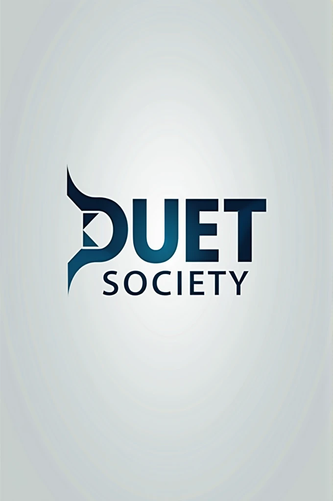 A logo for an united community of honest and pious muslim engineers,  showing the name 'DUET Society '