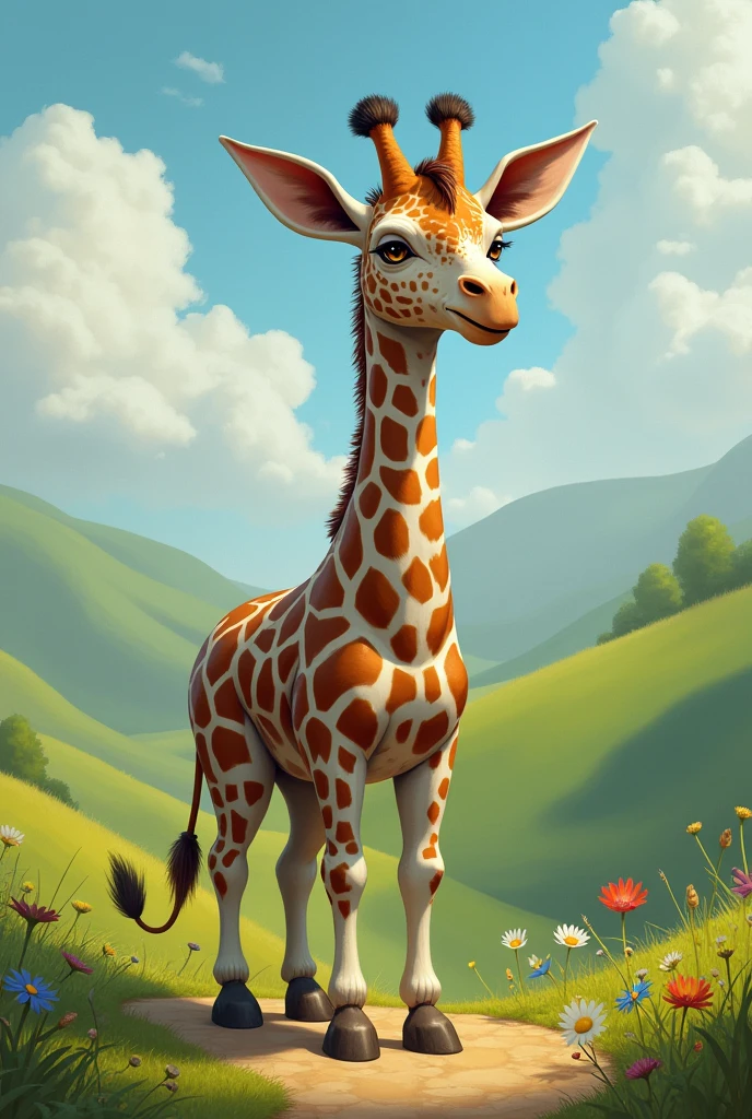 Half donkey, half giraffe