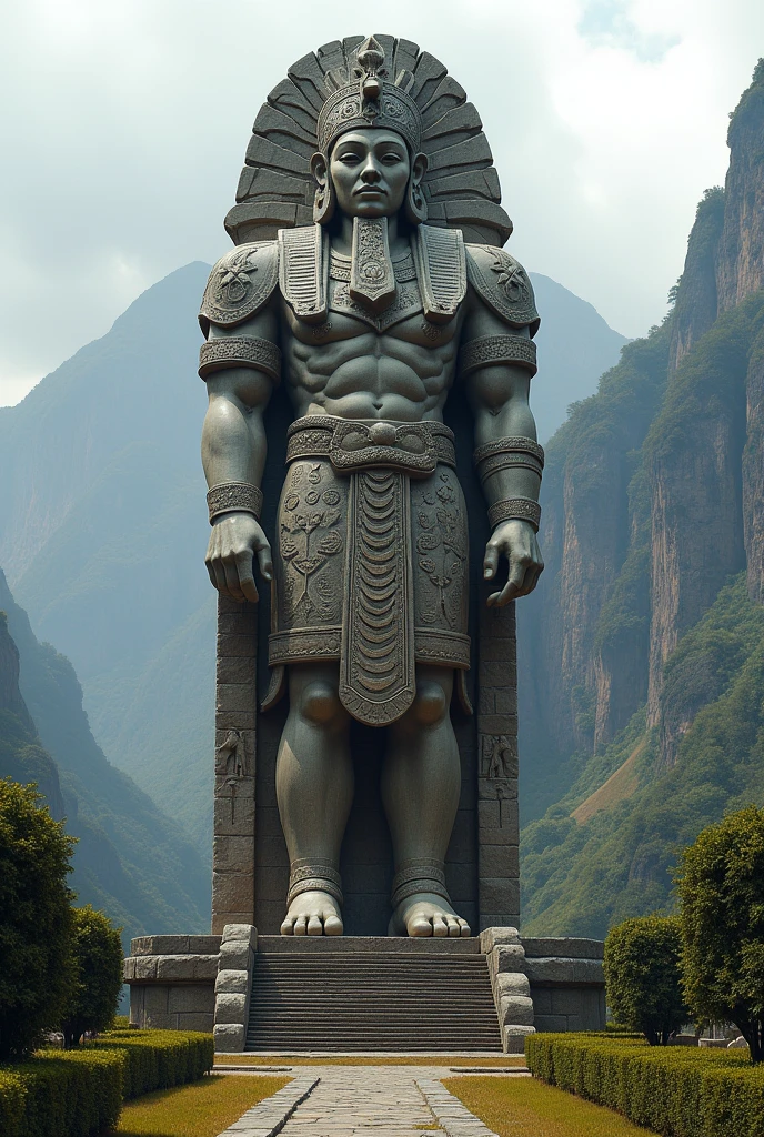 Statut pierres empire incas perou