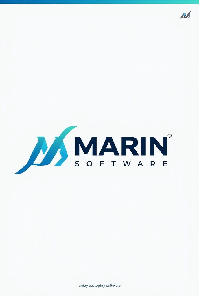 Make a Logo of a company named "Marin Software" with major illustration in "M" and then name with it
Generate different ideas of logos