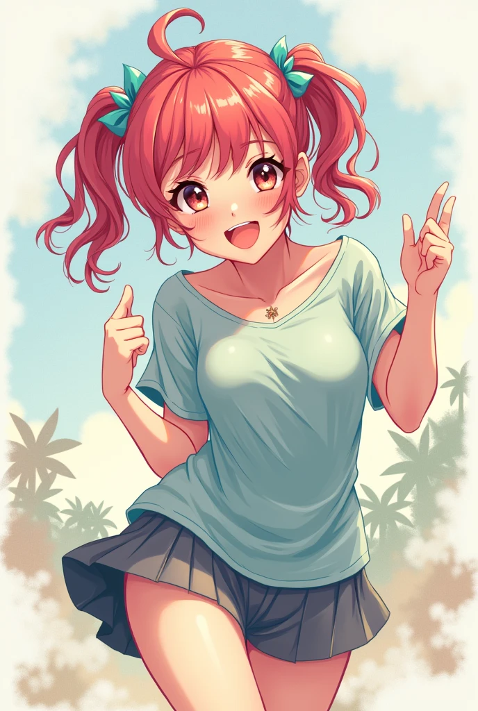 No pants anime girl