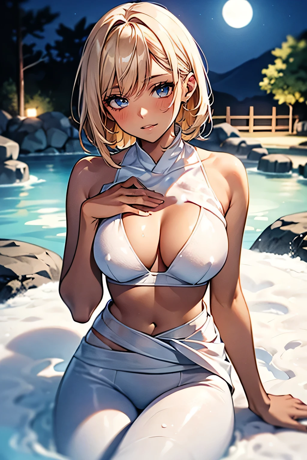 ((White foam:1.5)).