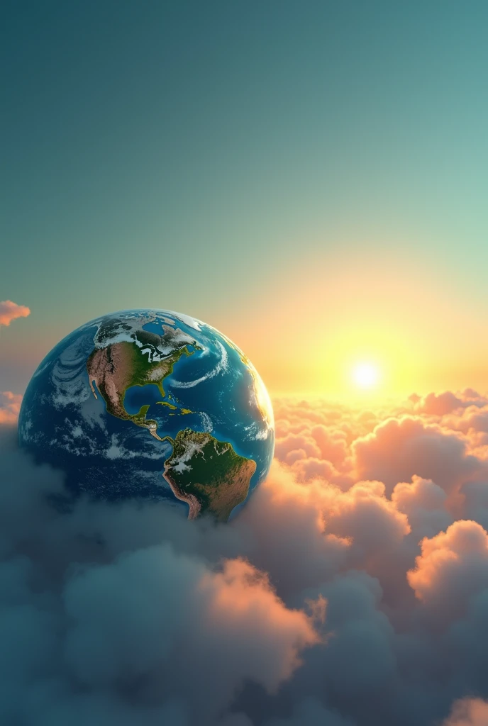 landscape earth and sun aesthetic background wallpaper