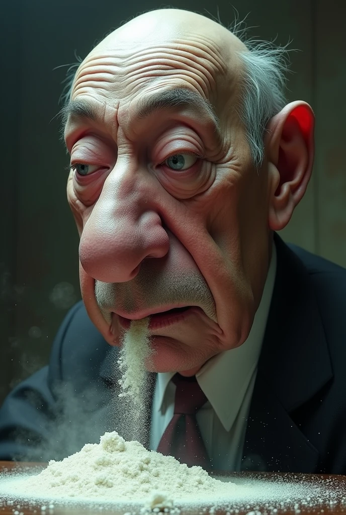 Giant nose snorting ???????