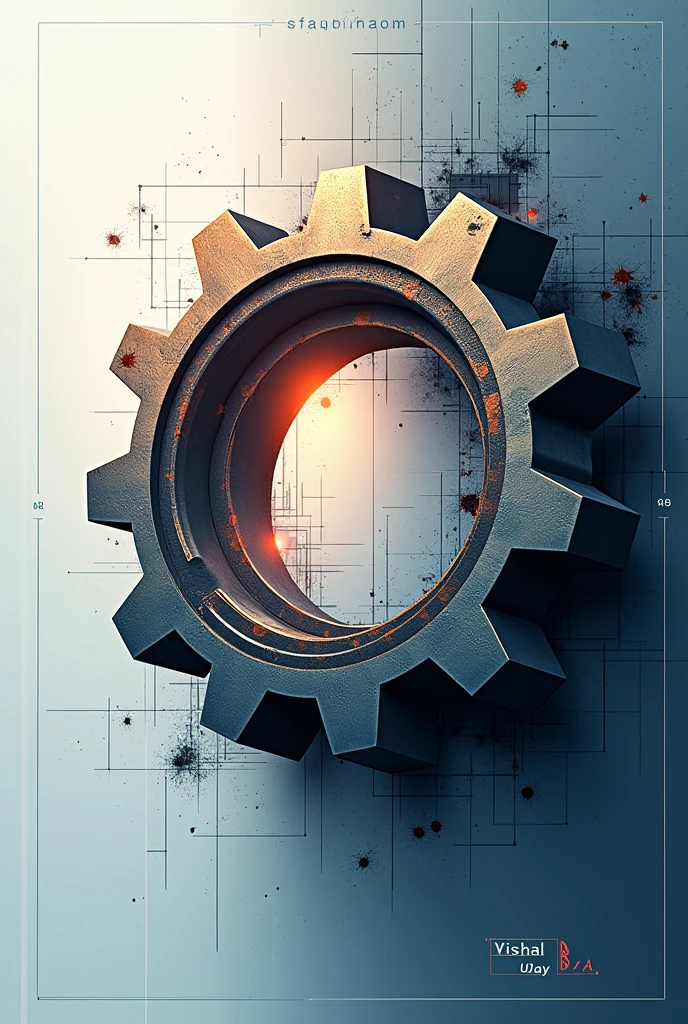 Generate me a image for my cover page for ny project of principles of management subject ehich should be creative and attractive can u add the subject name which is principles of management and also in the right bottom corner cam u add by: T.vishal uday and bottom of my name add BBA-I-A