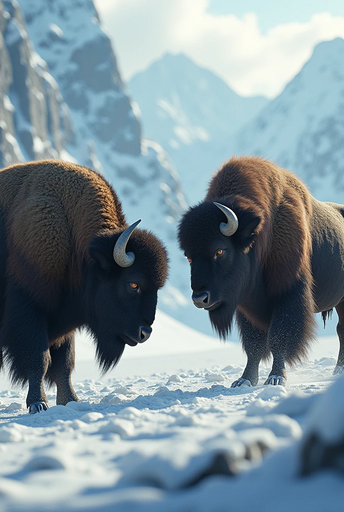 Strongest buffalo and musk ox