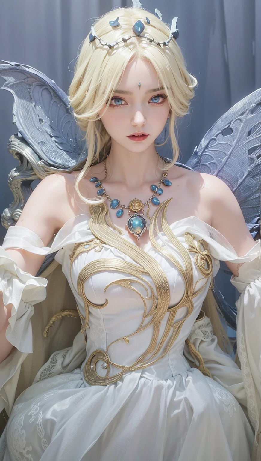 Detailed image quality,Pandora the Witch,wing, Succubus Theme,堕落Angel,Excellent,scary,Secret Terror,Tentacles,With eyes,Uncanny Valley Effect,Beast Blood Moon,skeleton,vampire,Hellfire,Dark Queen,Angel,magician magic witch,Angel,Eyes are blue(Pupils as deep as the starry sky),Gorgeous tattoo designs all over the body,Tattoo Queen,Succubus Queen,Gorgeous clothing,Tights,breasts symmetrical,Tattoos,哥特女王vampire,Wearing a luxurious dress