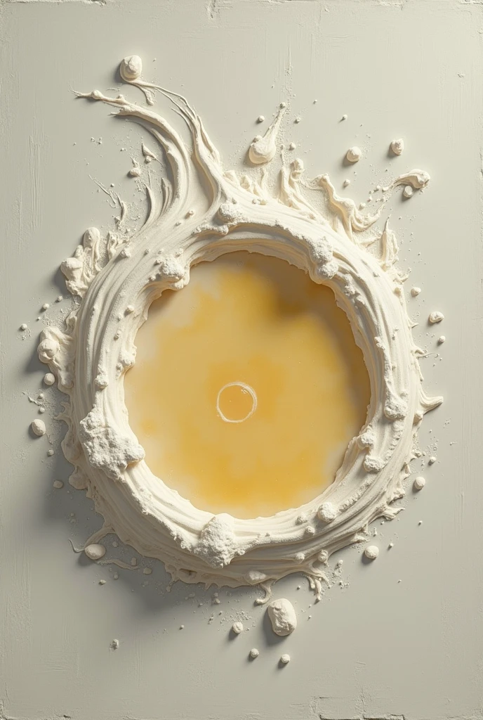 a mixture of white lead and vinegar ( highlight the mixture of white lead and vinegar)