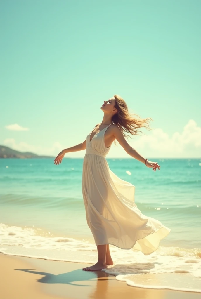 Woman on the beach 