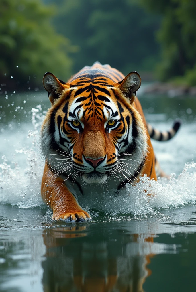 Tiger in water
