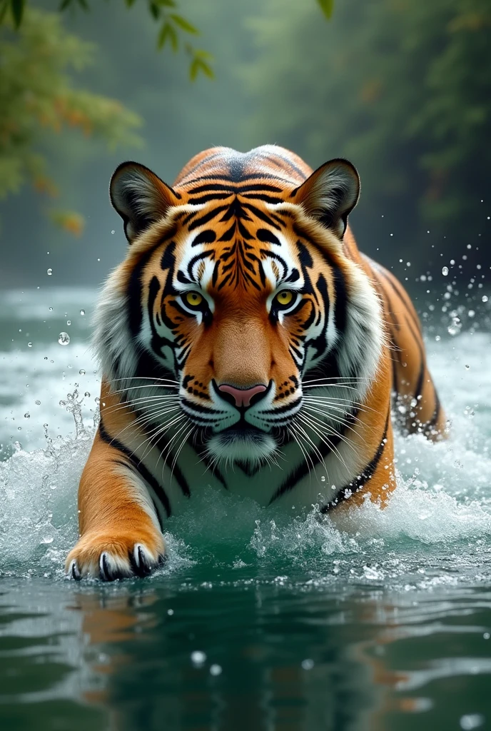Tiger in water
