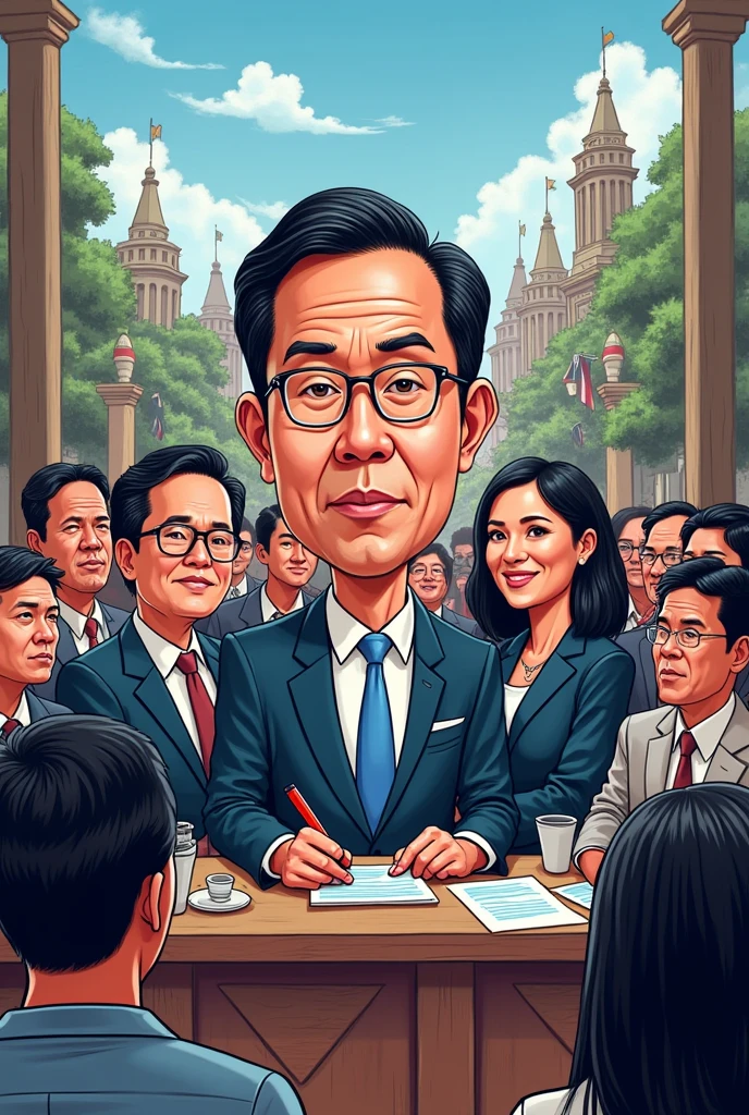 political cartoon depicting your opinion about how philippine media performs its roles and functions in the philippines which is a democratic country.