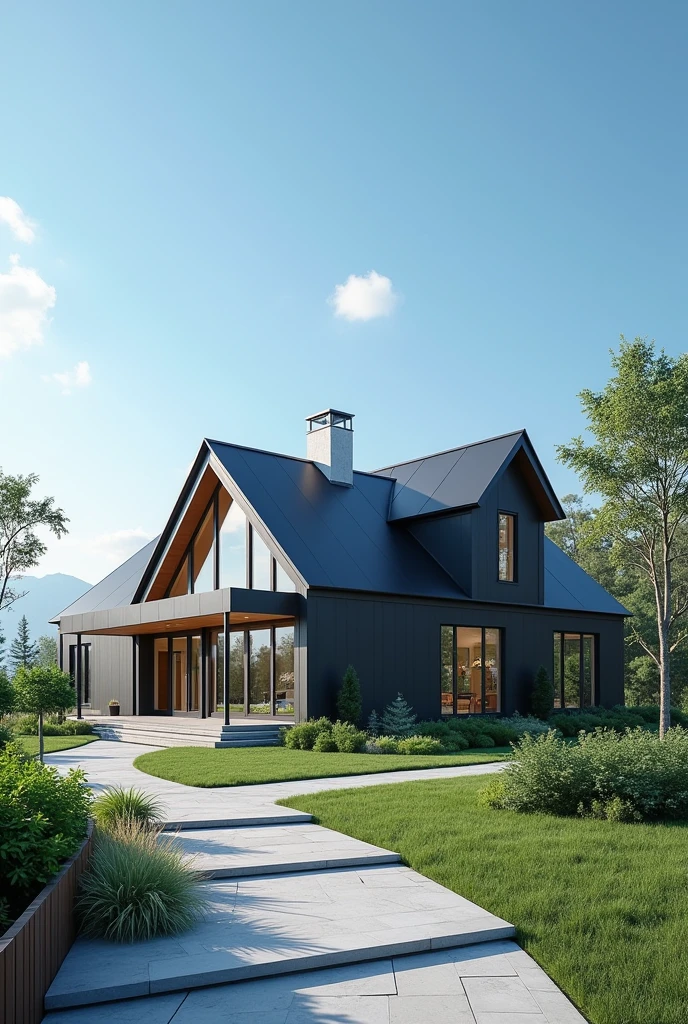 Image for roofing / roof flyer without people and without writing