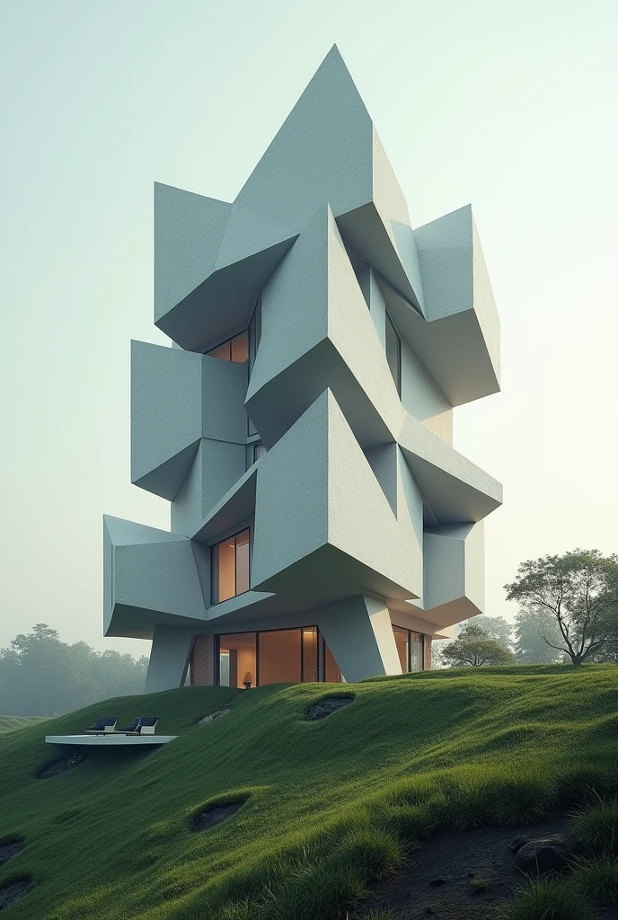House that has five polygon