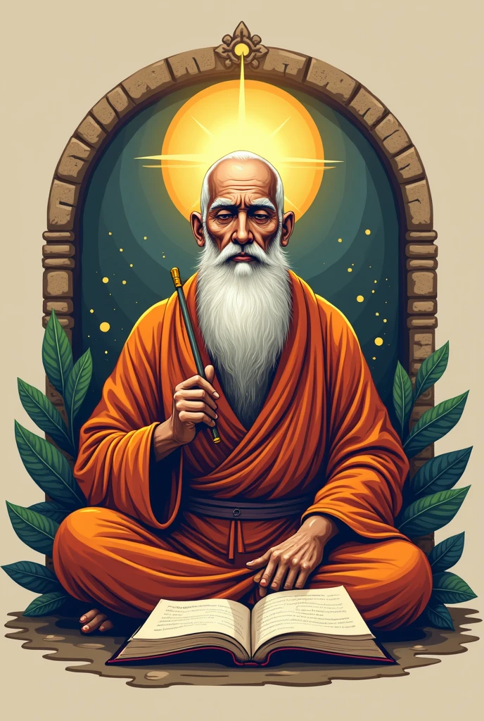 I want to create "Study With Gyani Baba" logo
