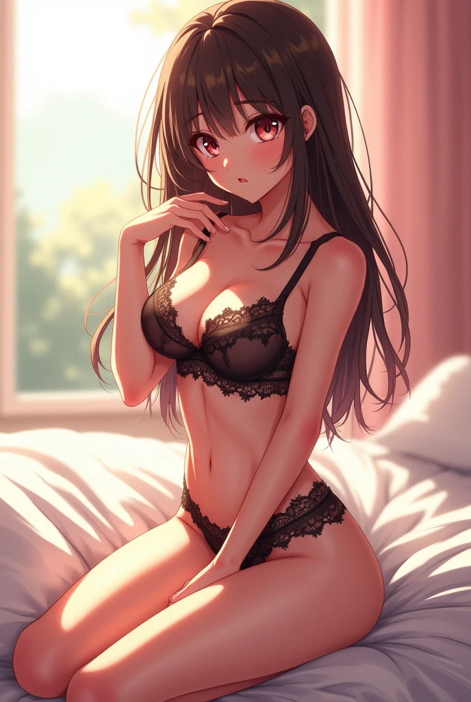 Sexy underwear anime girl