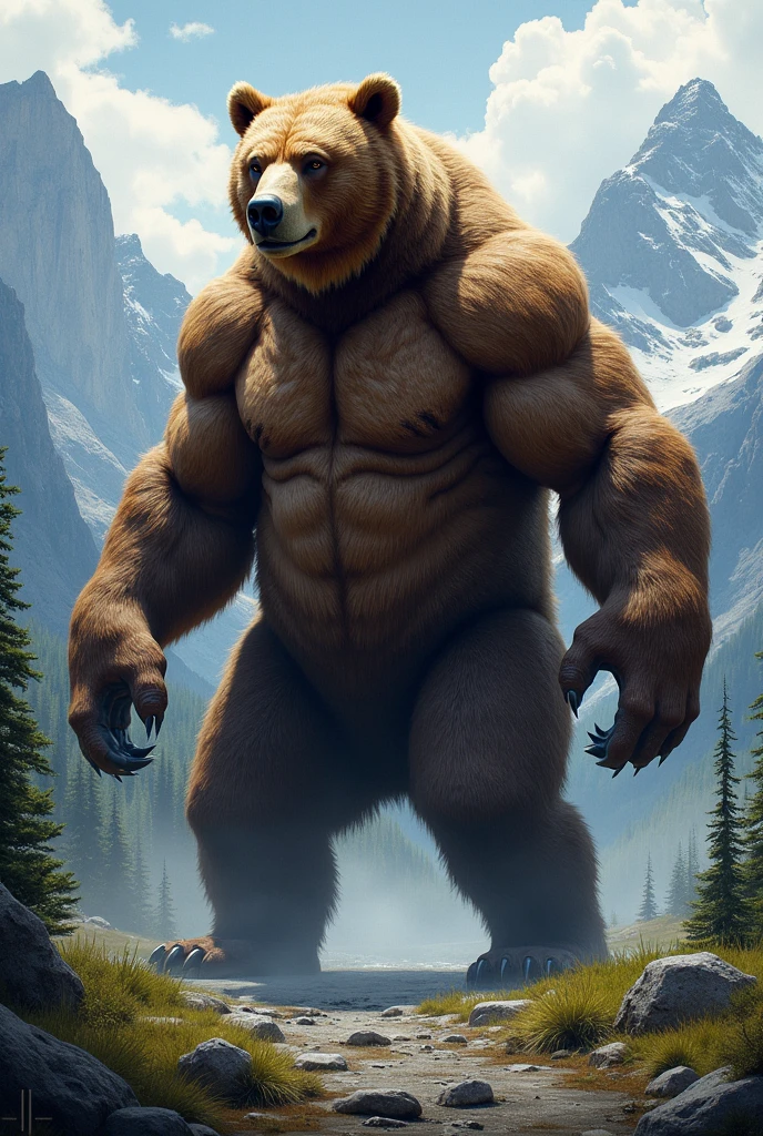 Strongest grizzly bear