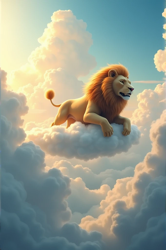 Lion flying cloud vedio 