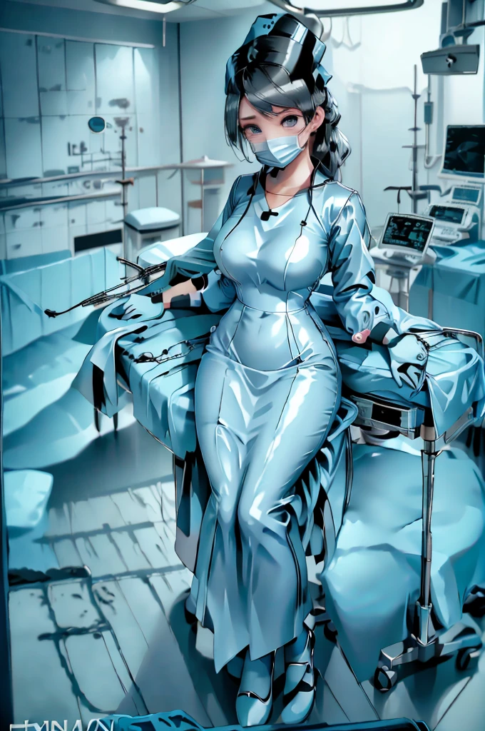 nurse uniform,hospital, latex nurse suit,nurses,busty,elbow gloves,labcoat,black hair woman,blue eyes , gigantic ,medical instruments,asian nurse,two nurses,speculum,examination room,oversize ,big ass ,strap on, lay on table ,legs spreaded,giving birth,gyno chair , dentist,Milf,latex,pink uniform,oversize breasts