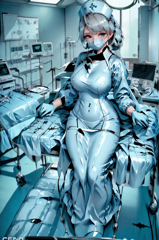 nurse uniform,hospital, latex nurse suit,nurses,busty,elbow gloves,labcoat,black hair woman,blue eyes , gigantic ,medical instruments,asian nurse,two nurses,speculum,examination room,oversize ,big ass ,strap on, lay on table ,legs spreaded,giving birth,gyno chair , dentist,Milf,latex,pink uniform,oversize breasts