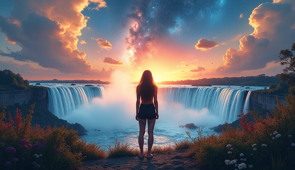 Nebulae galaxy stars Nebula starry_sky Sunset spacious SunRise panoramic sunshine waterfall deep path equirectangular "Niagara Falls" looking at the audience, realistic, long hair, long hair blown by wind, solo, flowers, sky, sky, outdoor, short hair, brown long hair, science-fiction, blur, grass, realism, clouds, blue sky, chest, lips, transparent, transparent, hyper_photo-realistic saturate meticulously intricate ultra optimal ultra_high-def ultra_high-quality accurate ultra_high-details ultra_high-res color-coded shading perfection reflex extreme improved Octane_rendered opengl-shaders glsl-shader UHD XT3 DSLR HDR "Fire Storm" symmetrical ruby invoke onyx Tourmaline opal reflection amber lava navy plasma earth incandescent flash-fire-shoot floraison Monarch monster butterfly tattoo naked sex nsfw multi various etc. --s 1000 --c 20 --q 20 --chaos 100