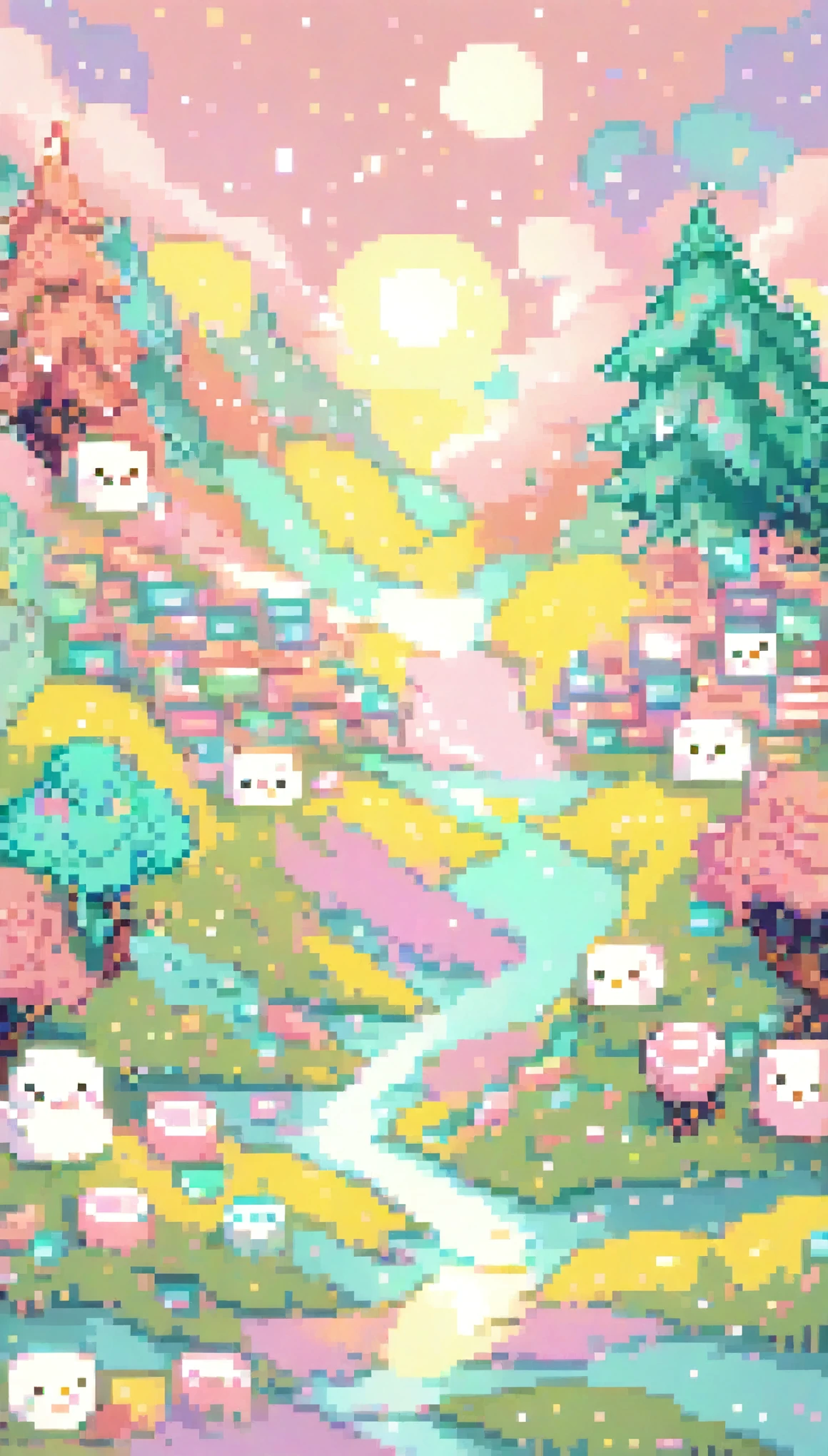 Marshmellow dream Colourful Pastel Aesthetic, No People , Magic world