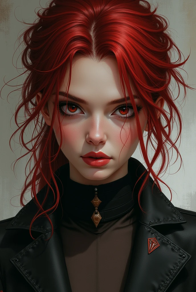 Amon, At , she has a striking appearance with her long chin and prominent features.. Facial features are sharp and charismatic, his eyes are deep and thought-provoking. Her hair is blood-colored and hangs in a messy style. Although he usually tries to dress in a unique style, he looks ordinary because he is very handsome.. But this is mediocrity, does not hide his inner depth and strong personality.