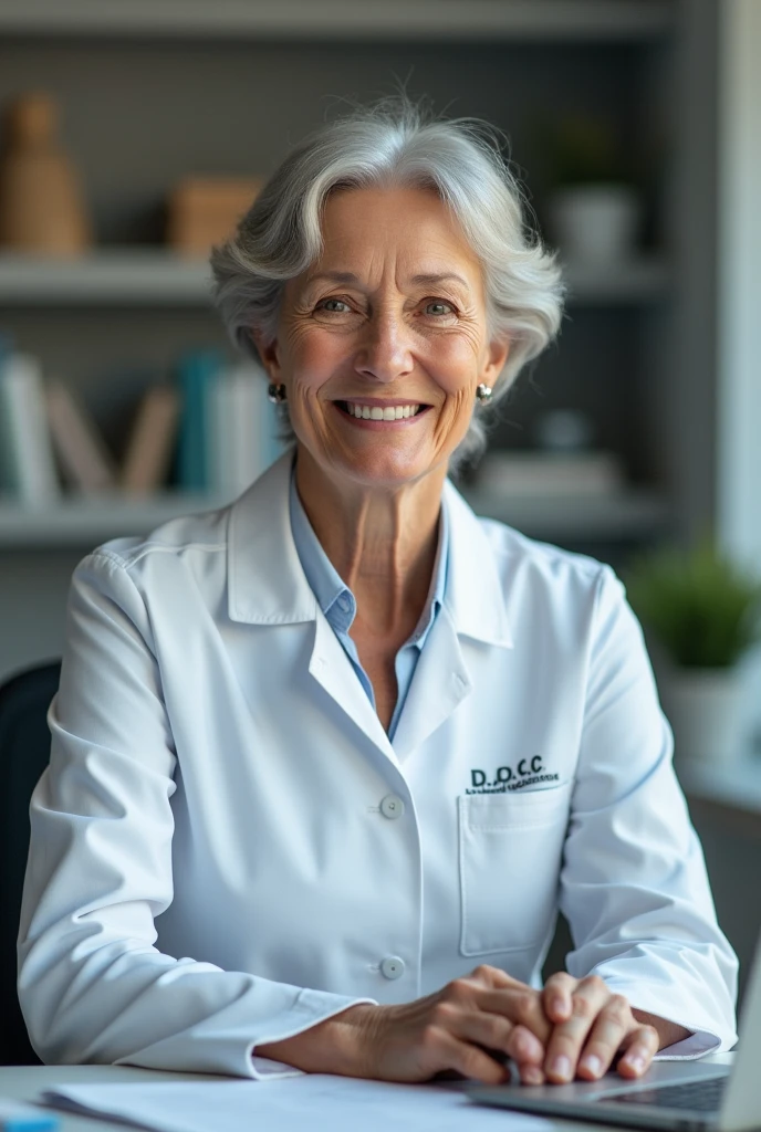 female doctor 60 age