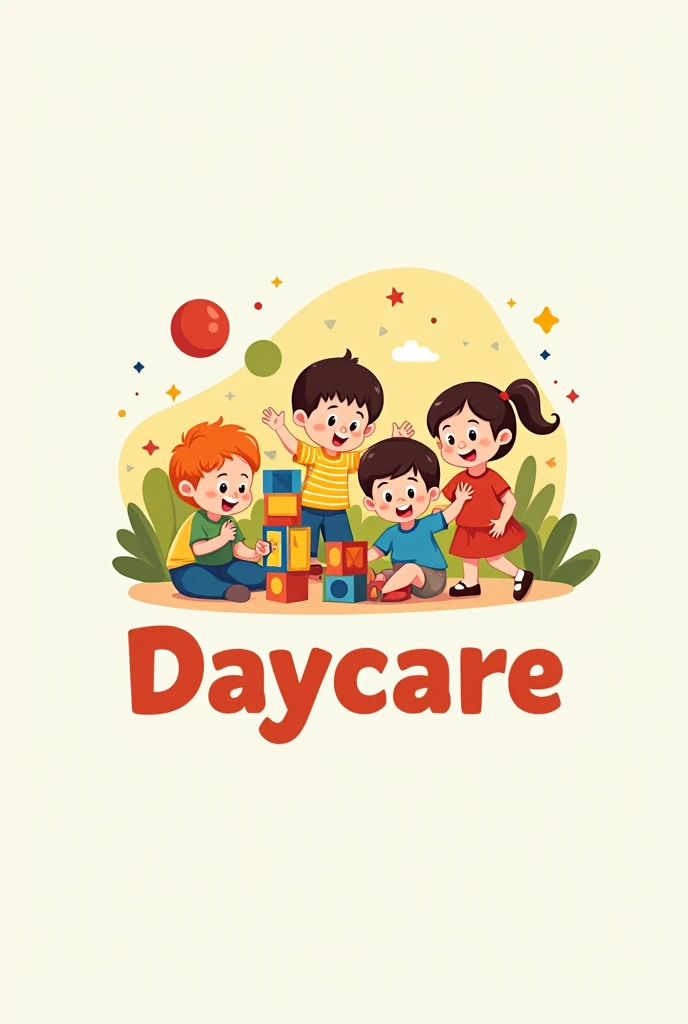 Create logo design image that represents Daycare, children activities and enjoyment, more interactive, innovative and trustworthy for parents to buy it and make it unique soo that it will attract parents and build trust!!!