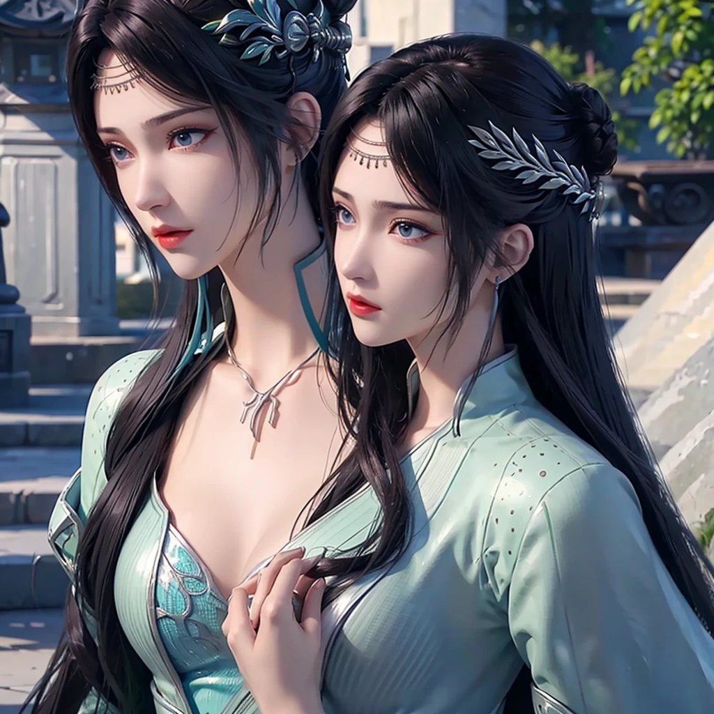 A beautiful girl named cailin, one of character in battle trough the heavens, donghua anime