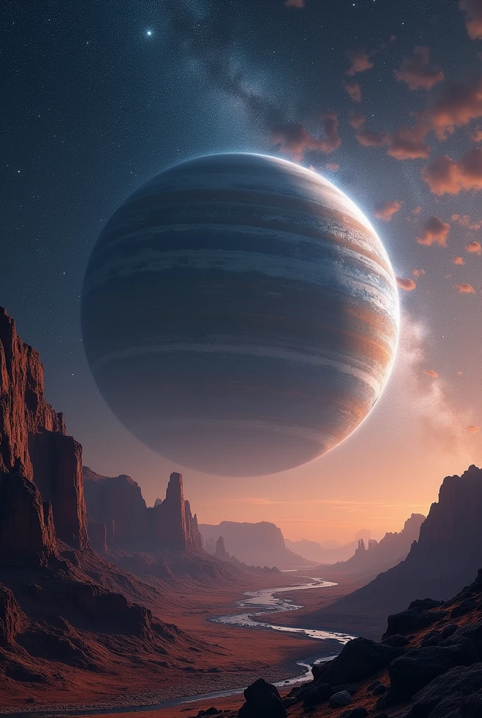 strange planet in the galaxy 